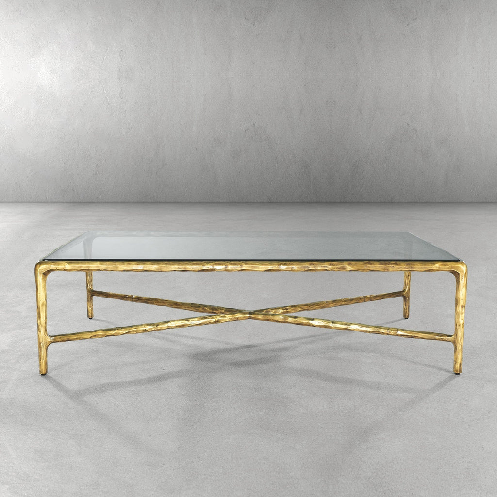 Thadson Square Glass Coffee Table 36" 48" 60"