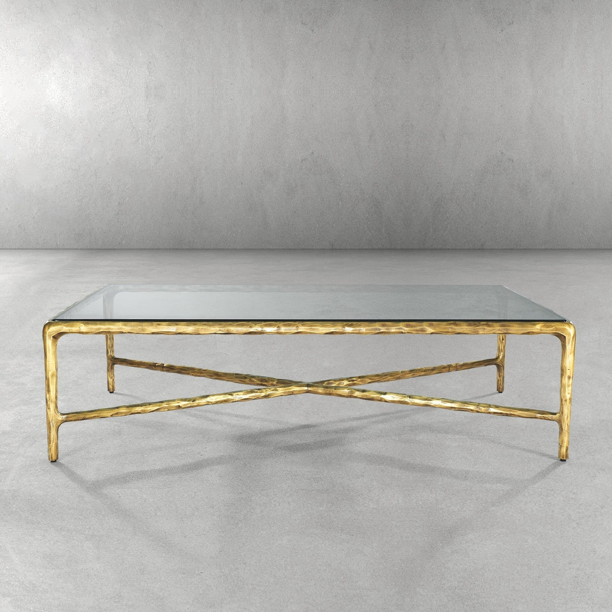 Thadson Square Glass Coffee Table 36" 48" 60"