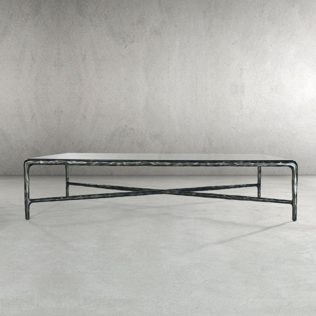 Thadson Square Glass Coffee Table 36" 48" 60"