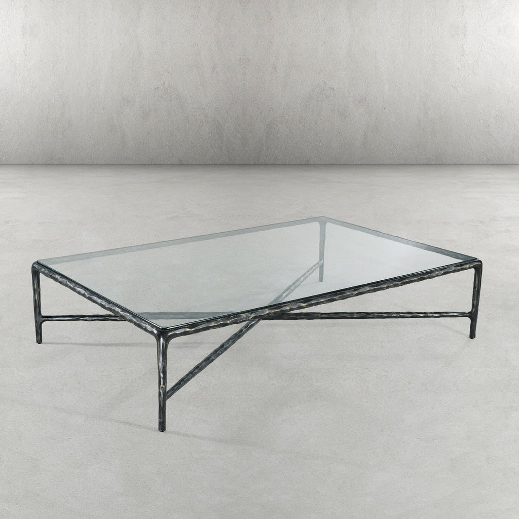 Thadson Square Glass Coffee Table 36" 48" 60"