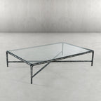 Thadson Square Glass Coffee Table 36" 48" 60"