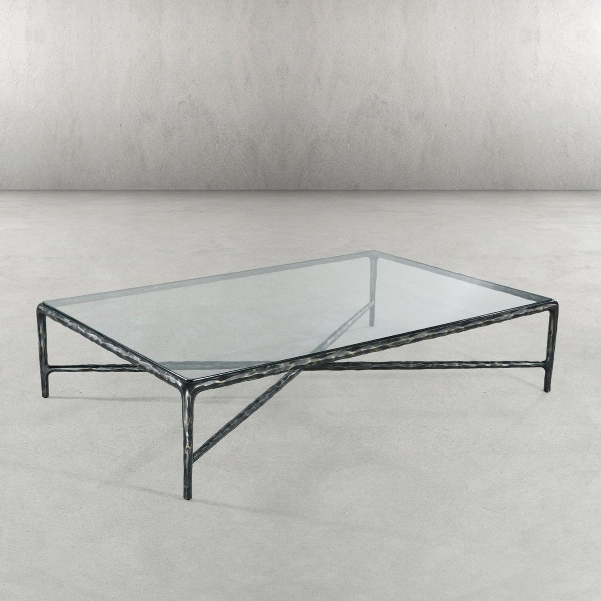 Thadson Square Glass Coffee Table 36" 48" 60"