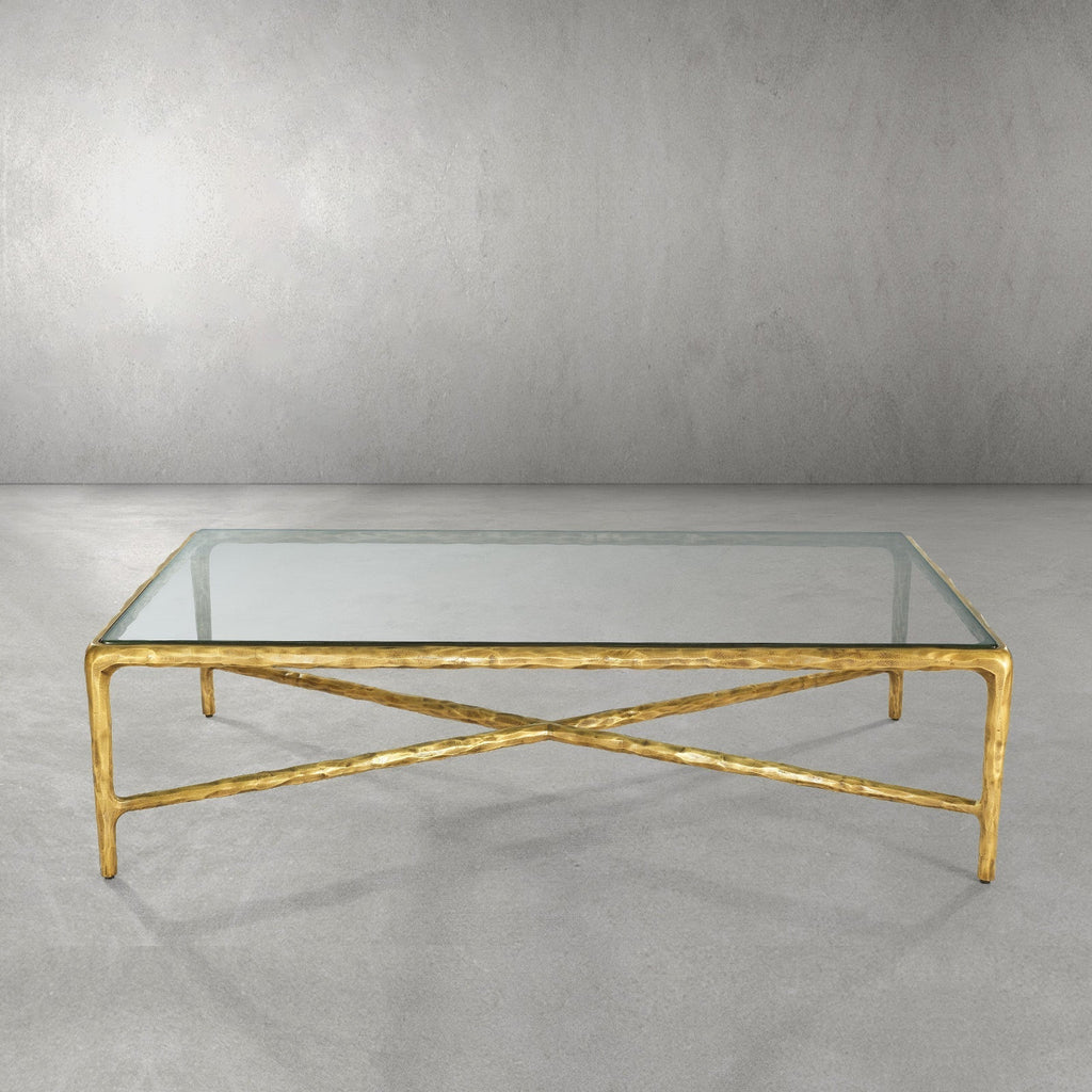 Thadson Square Glass Coffee Table 36" 48" 60"