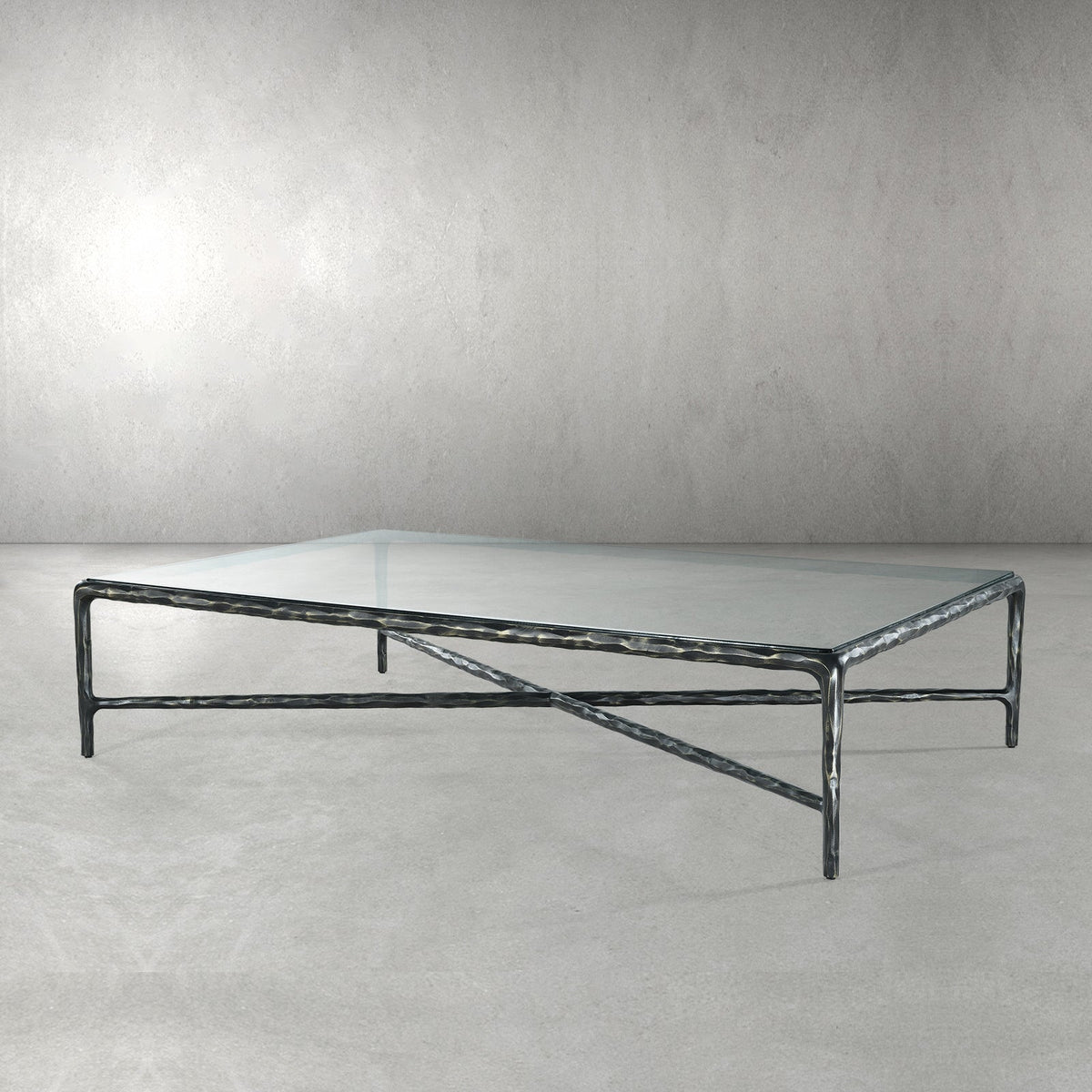 Thadson Square Glass Coffee Table 36" 48" 60"