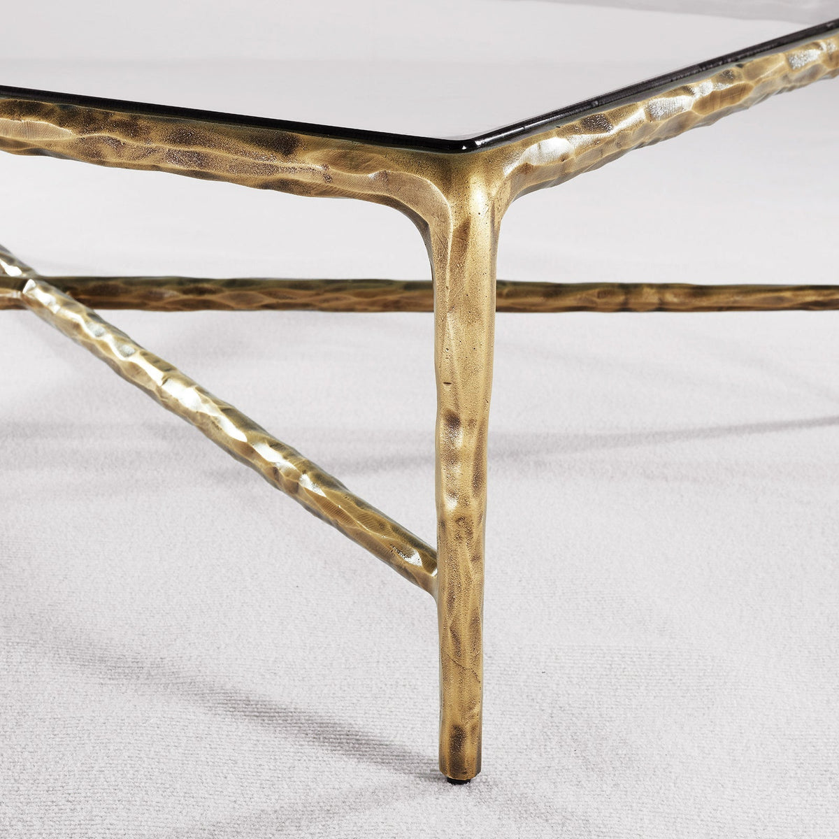 Thadson Square Glass Coffee Table 36" 48" 60"