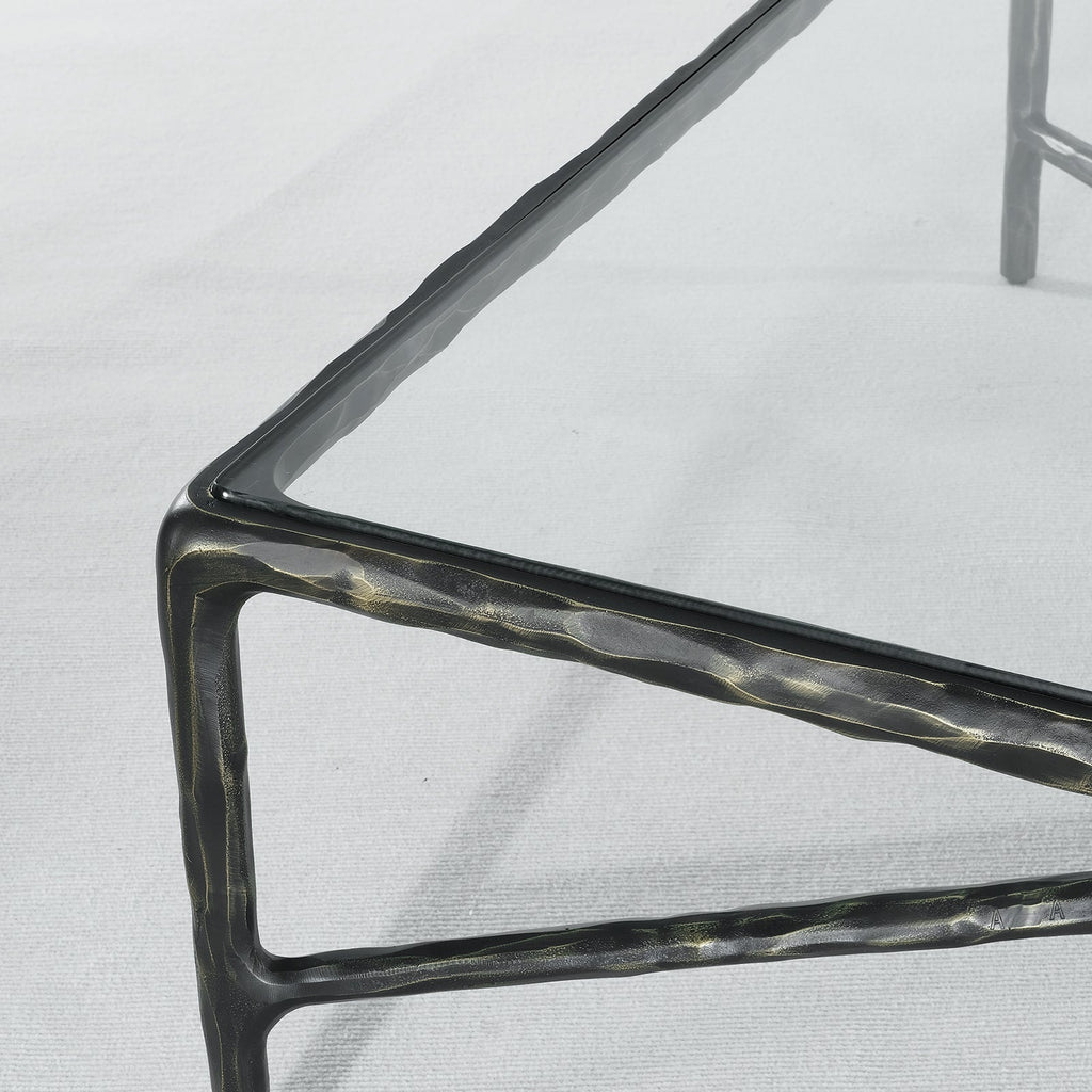 Thadson Square Glass Coffee Table 36" 48" 60"