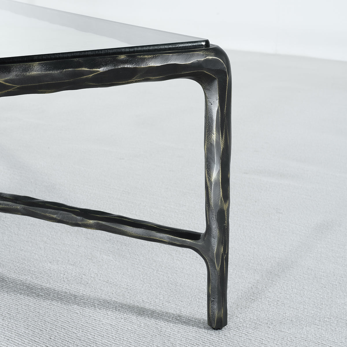Thadson Square Glass Coffee Table 36" 48" 60"