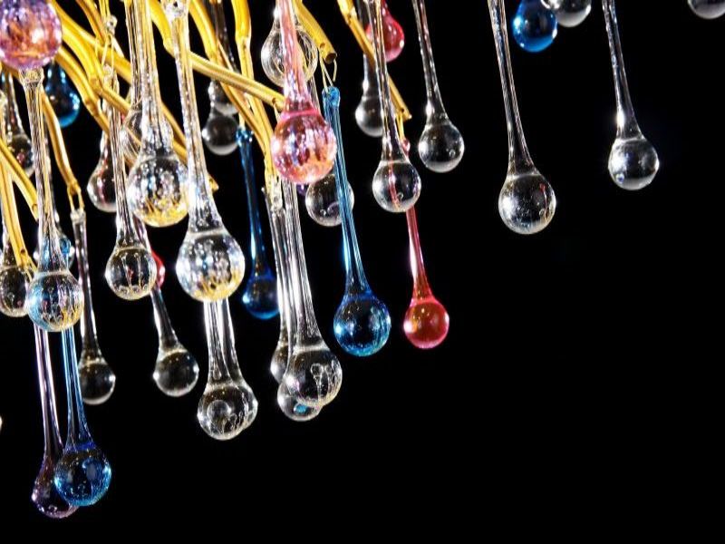 Colorful Crystal Dining Branch Chandelier