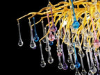 Colorful Crystal Dining Branch Chandelier