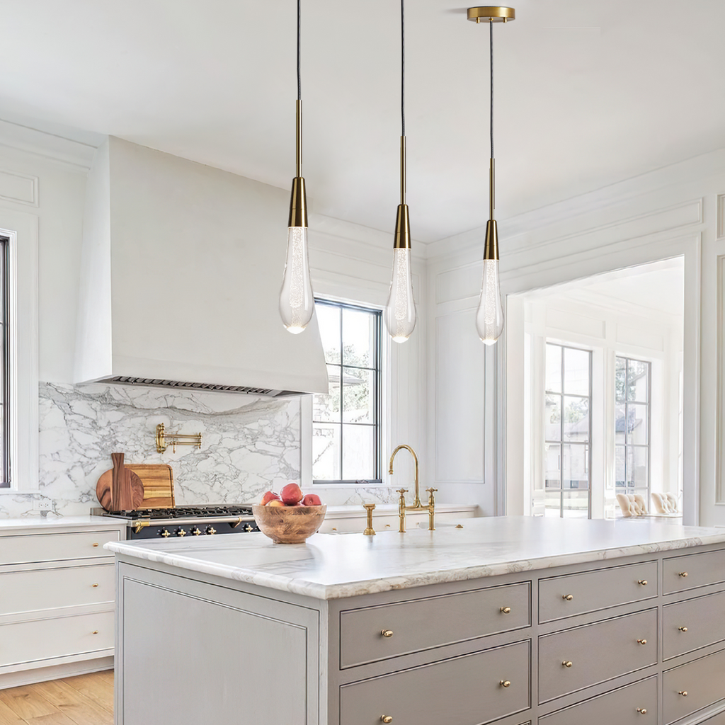 Rillfall Crystal Pendant 1 light 2 lights
