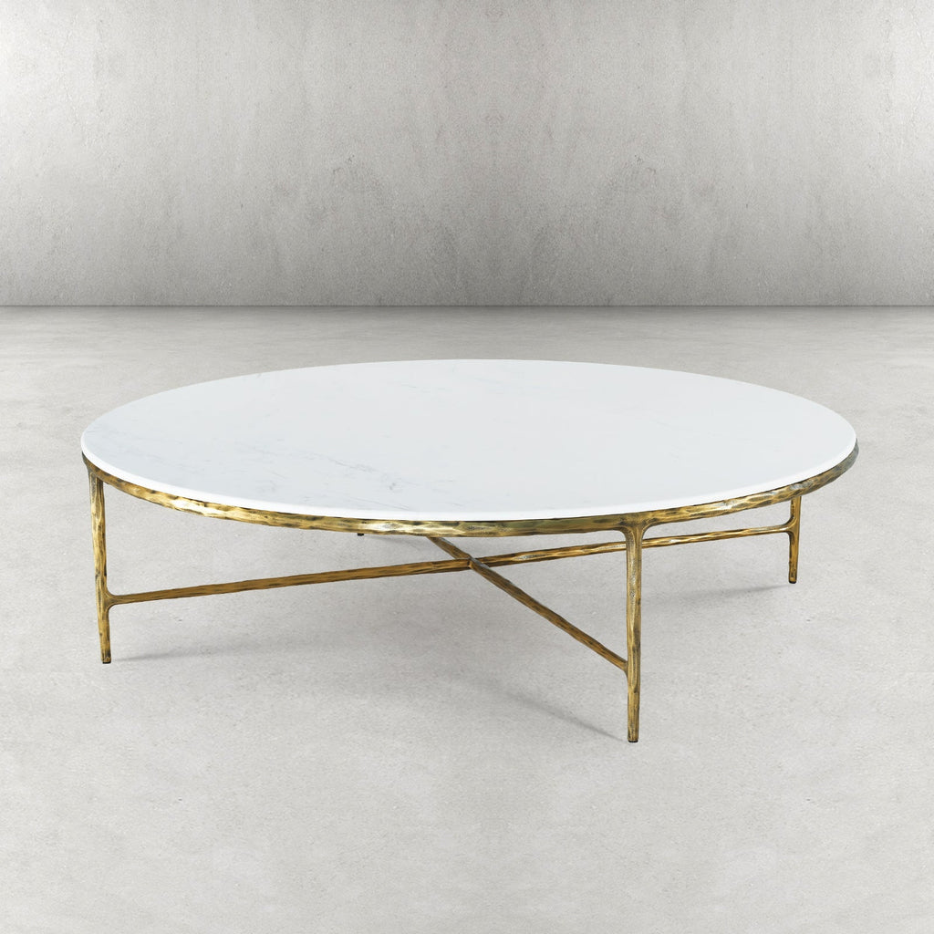 Thaddeus Marble Round Coffee Table 55"D