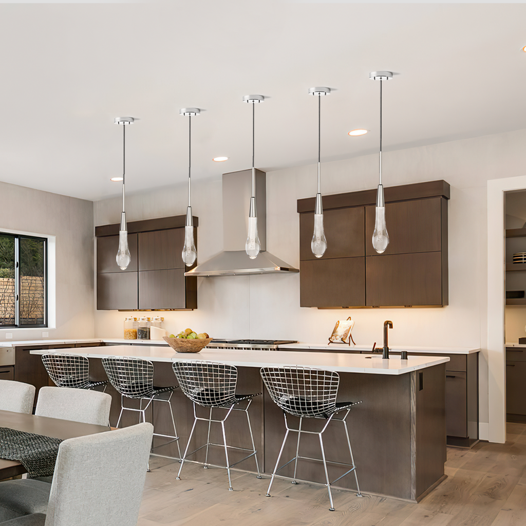Rillfall Crystal Pendant 1 light 2 lights
