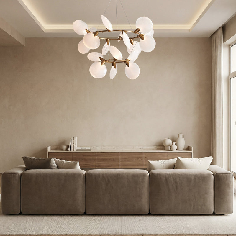 Petalwake 2-Tier Round Chandelier