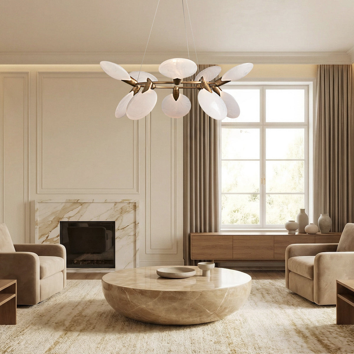 Petalwake Round Chandelier
