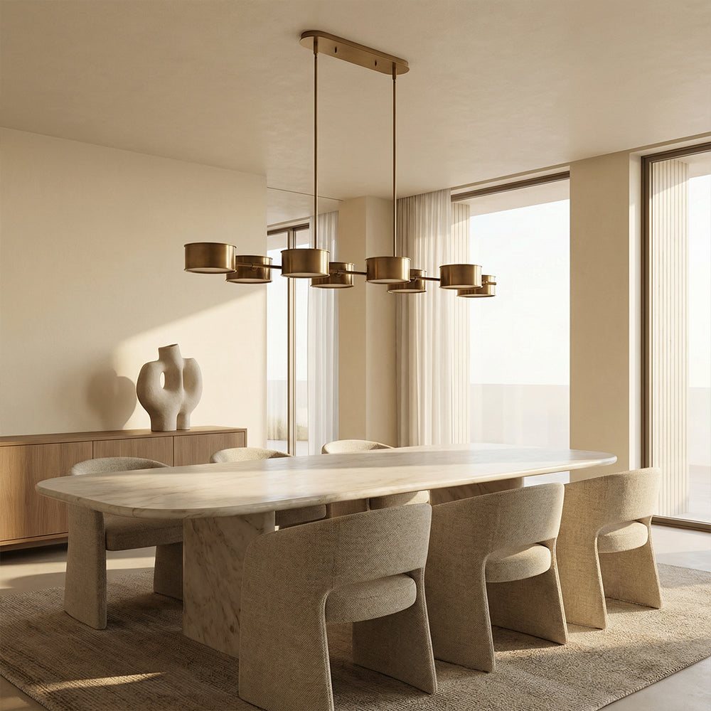 Shadecove Metal Linear Chandelier