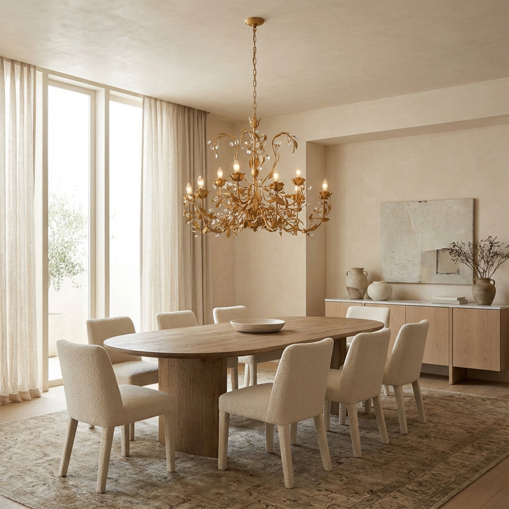 Leafjewel Round Chandelier
