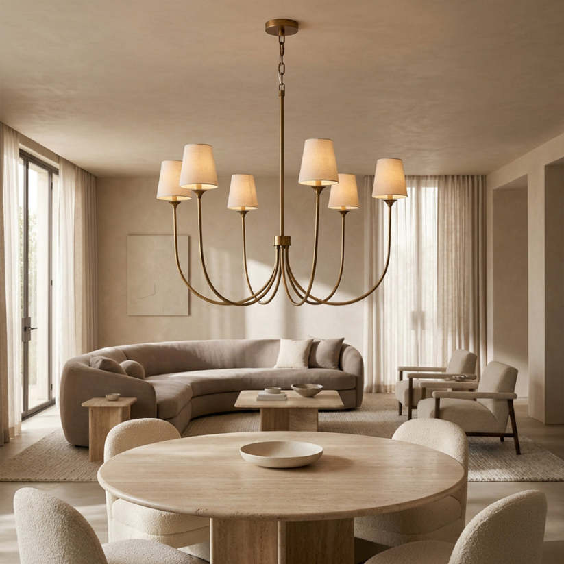 Curvecourt Round Chandelier