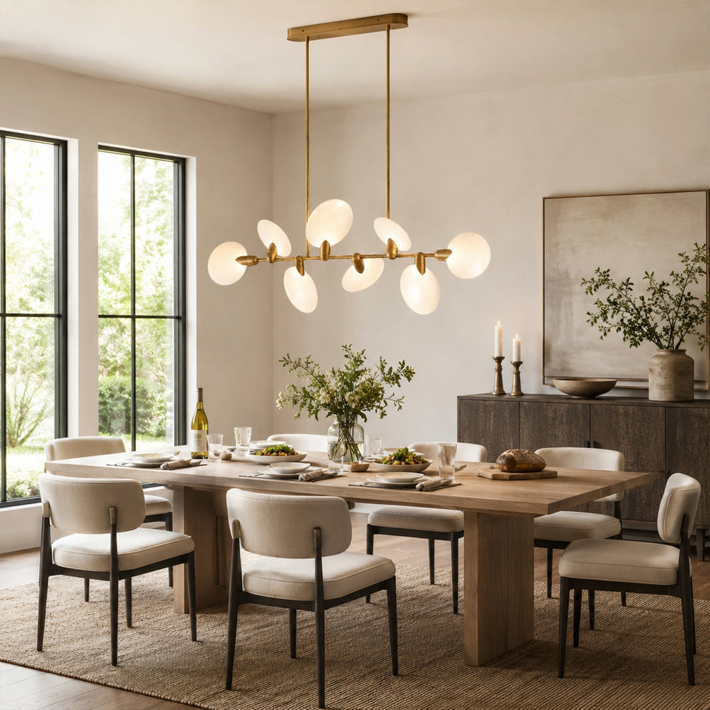 Petalwake Linear Chandelier