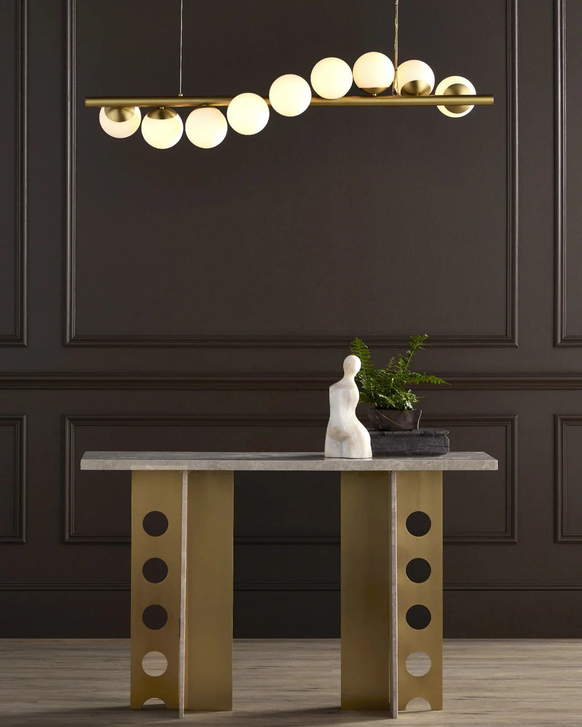 Orbrhythm Linear Chandelier