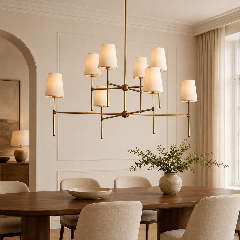 Tapercrest 2-Tier Round Chandelier 48"