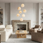 Veinbloom Round Chandelier