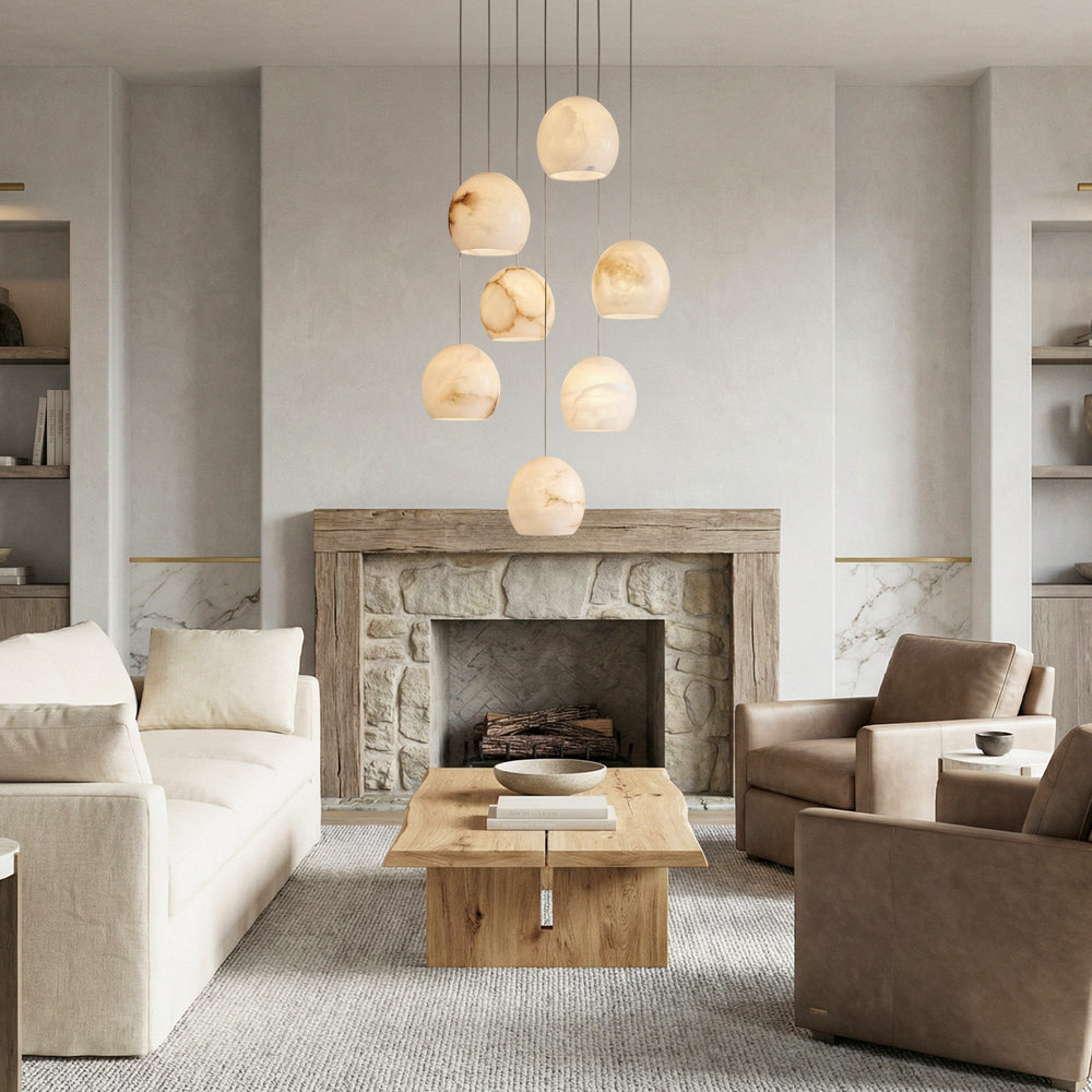 Veinbloom Round Chandelier