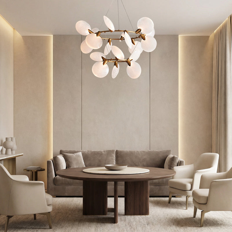 Petalwake 2-Tier Round Chandelier