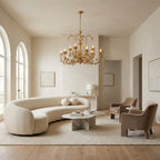 Leafjewel Round Chandelier