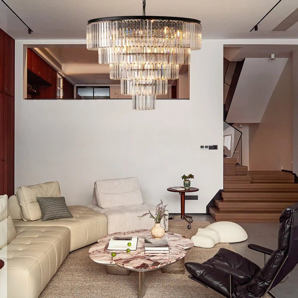 Prismcourt Tiered Round Chandelier