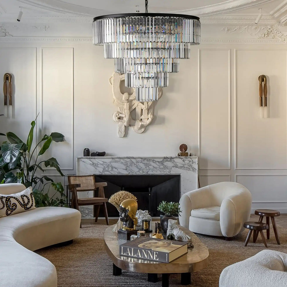 Prismcourt Tiered Round Chandelier