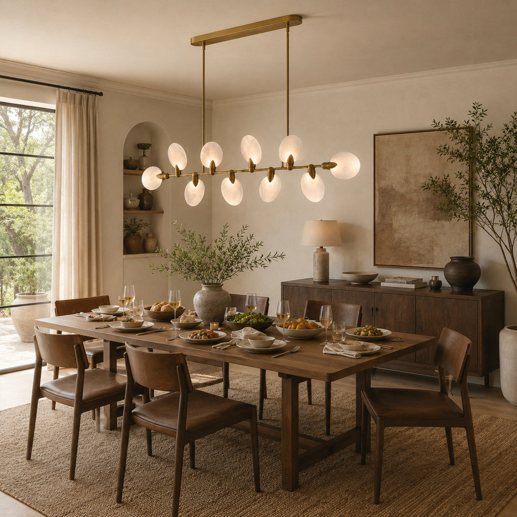 Petalwake Linear Chandelier