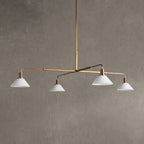 Conehaven Glass Round Chandelier 30'' 52''