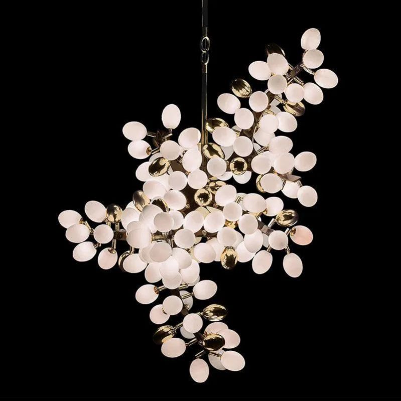 Pretty Grape Large Branch Chandelier