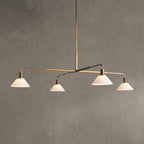 Conehaven Glass Round Chandelier 30'' 52''
