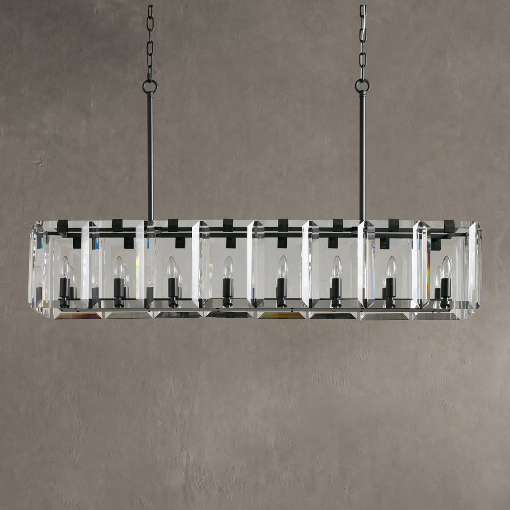 Gleamframe Rectangular Chandelier 12/16 Light