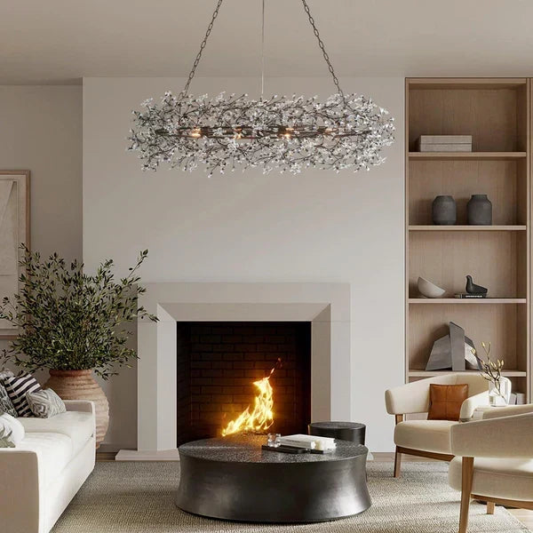 Bloomtress Oval Chandelier 62''74''