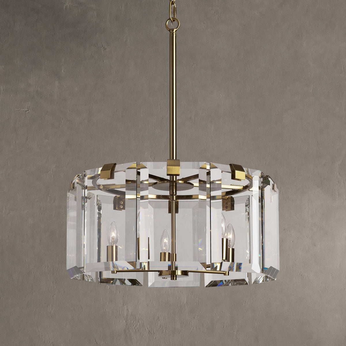 Gleamframe Round Chandelier