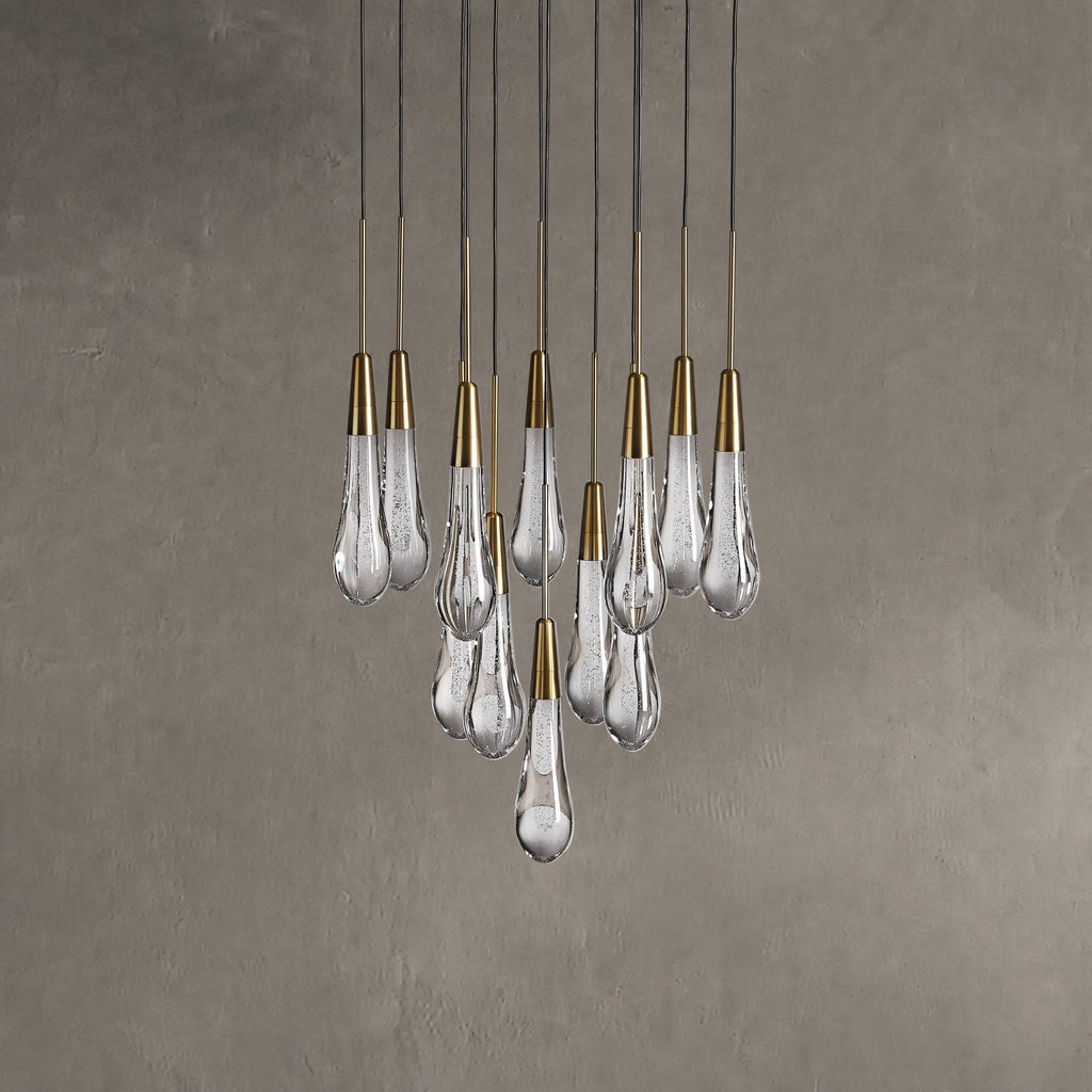 Rillfall Round Chandelier 17" 24" 36“48‘’ 58“
