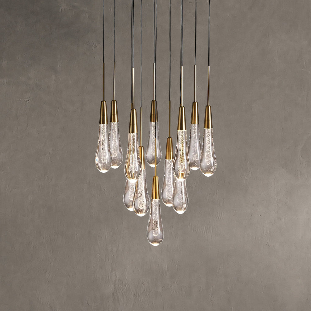 Rillfall Round Chandelier 17" 24" 36“48‘’ 58“