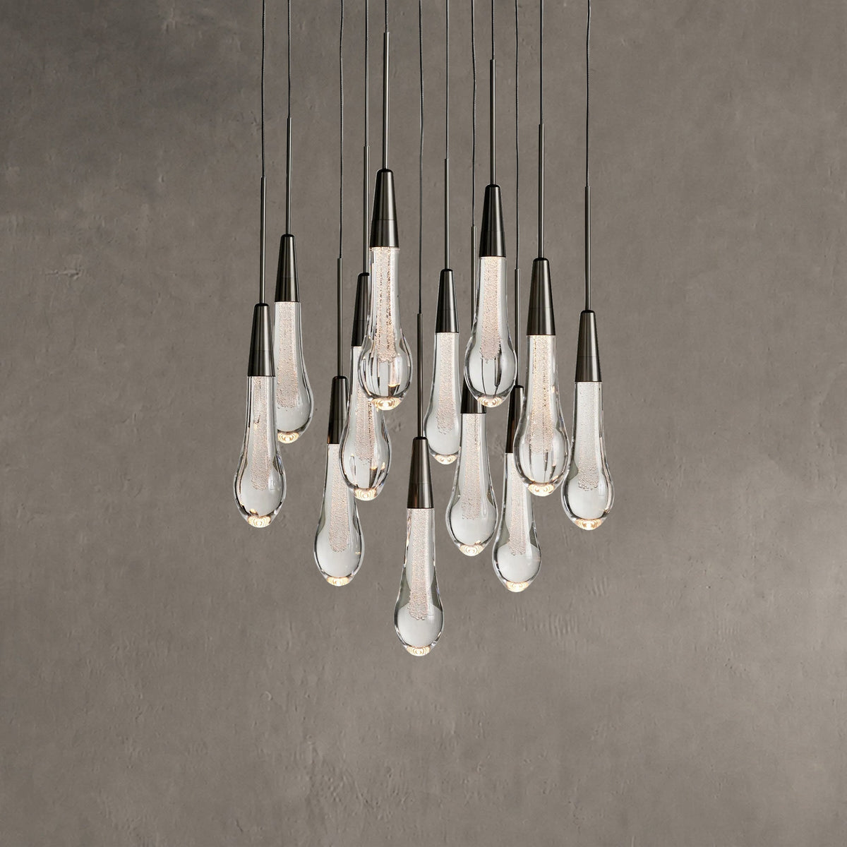 Rillfall Round Chandelier 17" 24" 36“48‘’ 58“