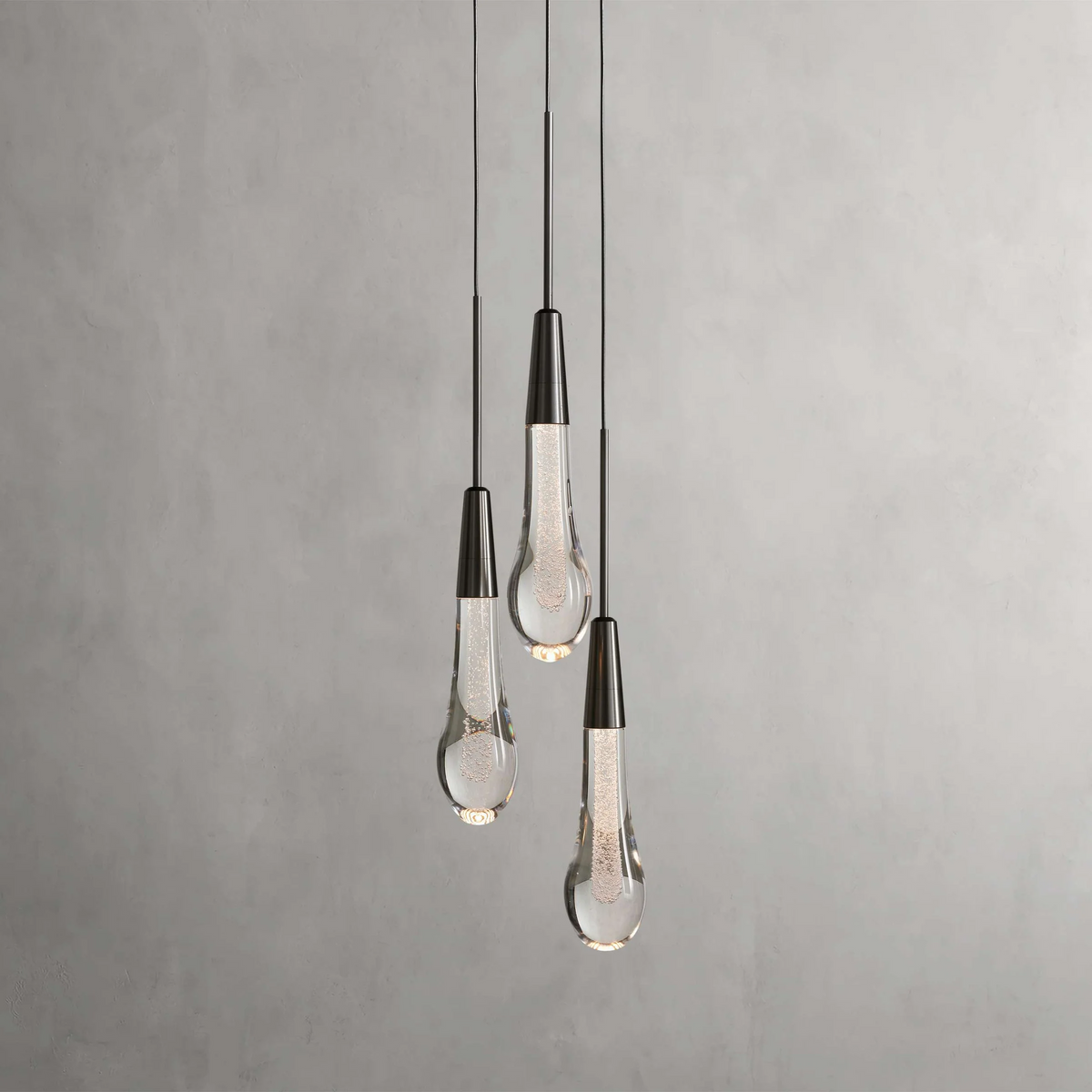 Rillfall Cluster Crystal Pendant 3 Light 5 Light 7Light