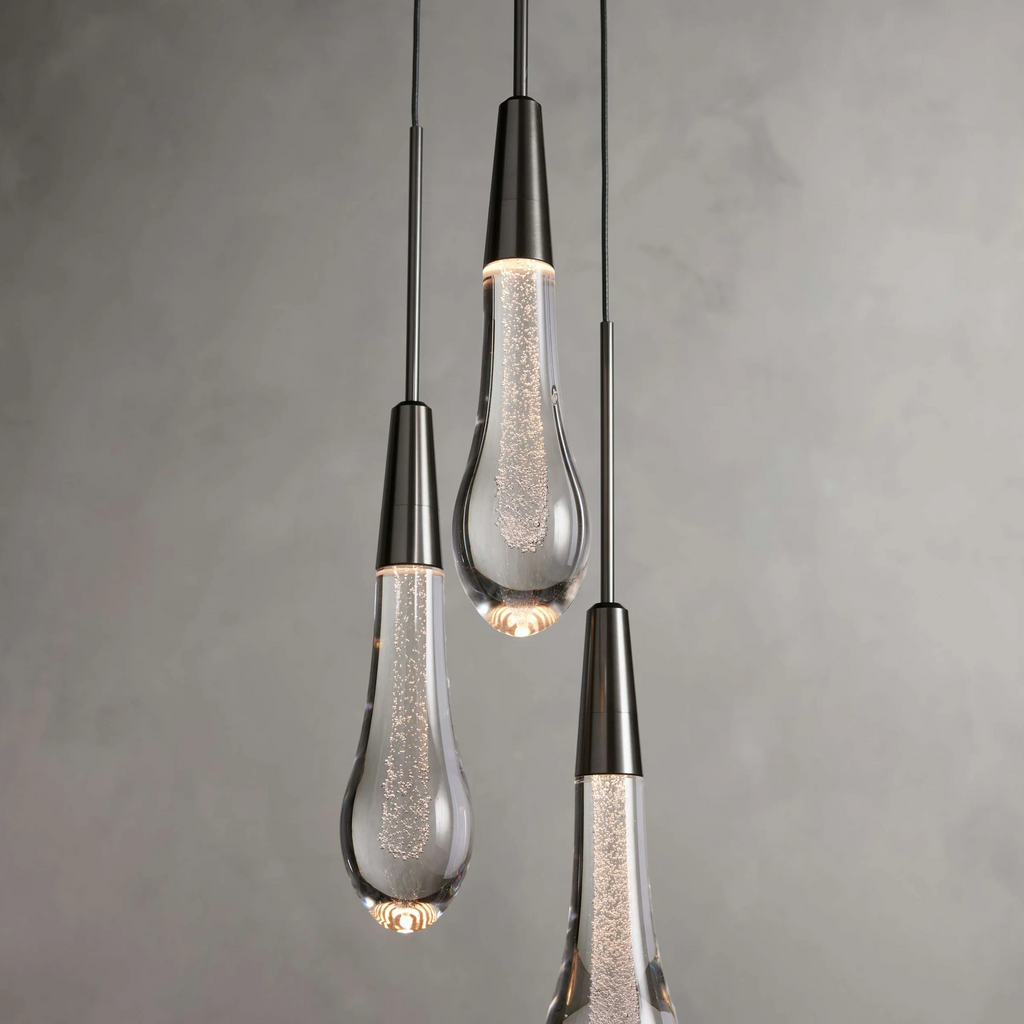 Rillfall Cluster Crystal Pendant 3 Light 5 Light 7Light