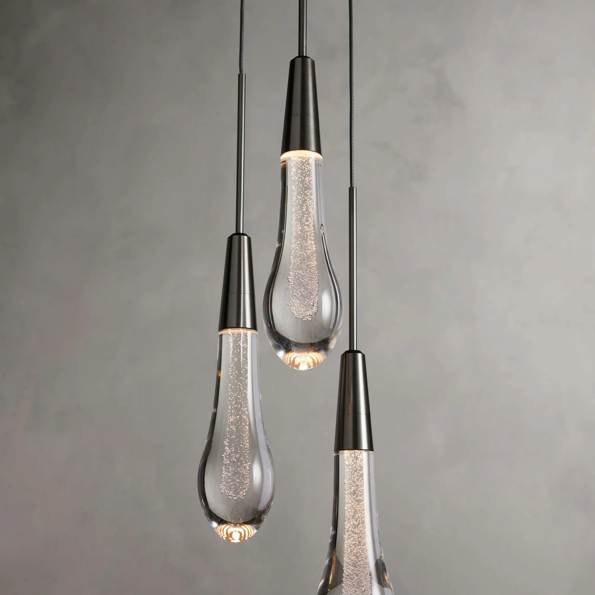 Rillfall Cluster Crystal Pendant 3 Light 5 Light 7Light