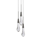 Rillfall Cluster Crystal Pendant 3 Light 5 Light 7Light