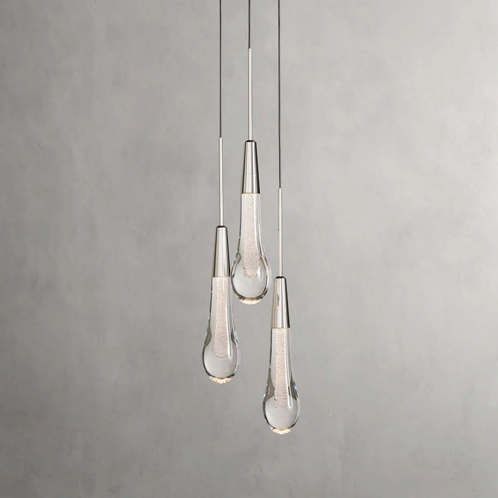 Rillfall Cluster Crystal Pendant 3 Light 5 Light 7Light