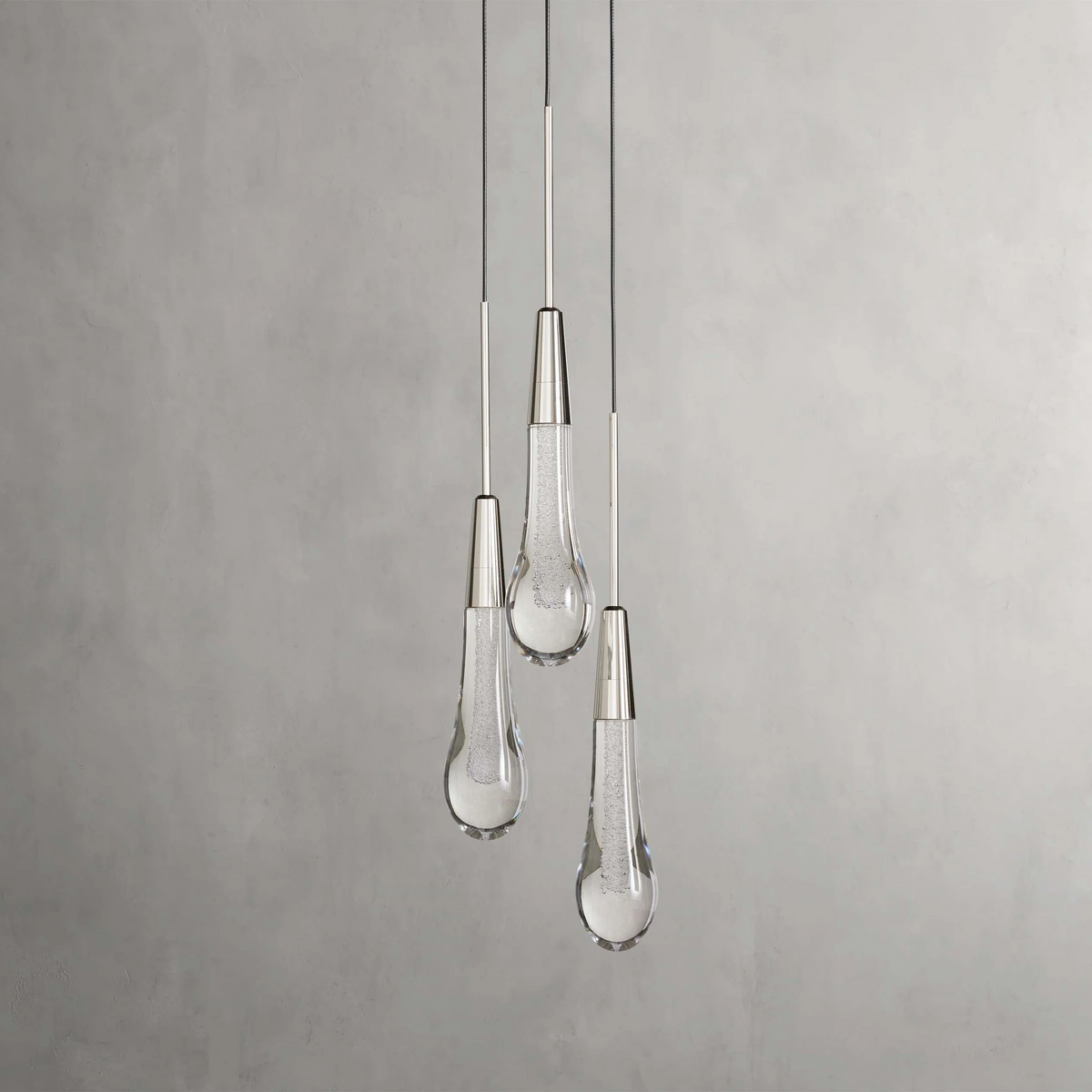 Rillfall Cluster Crystal Pendant 3 Light 5 Light 7Light