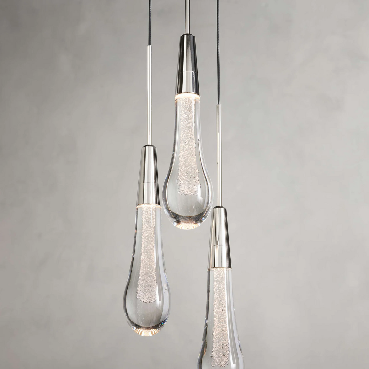 Rillfall Cluster Crystal Pendant 3 Light 5 Light 7Light