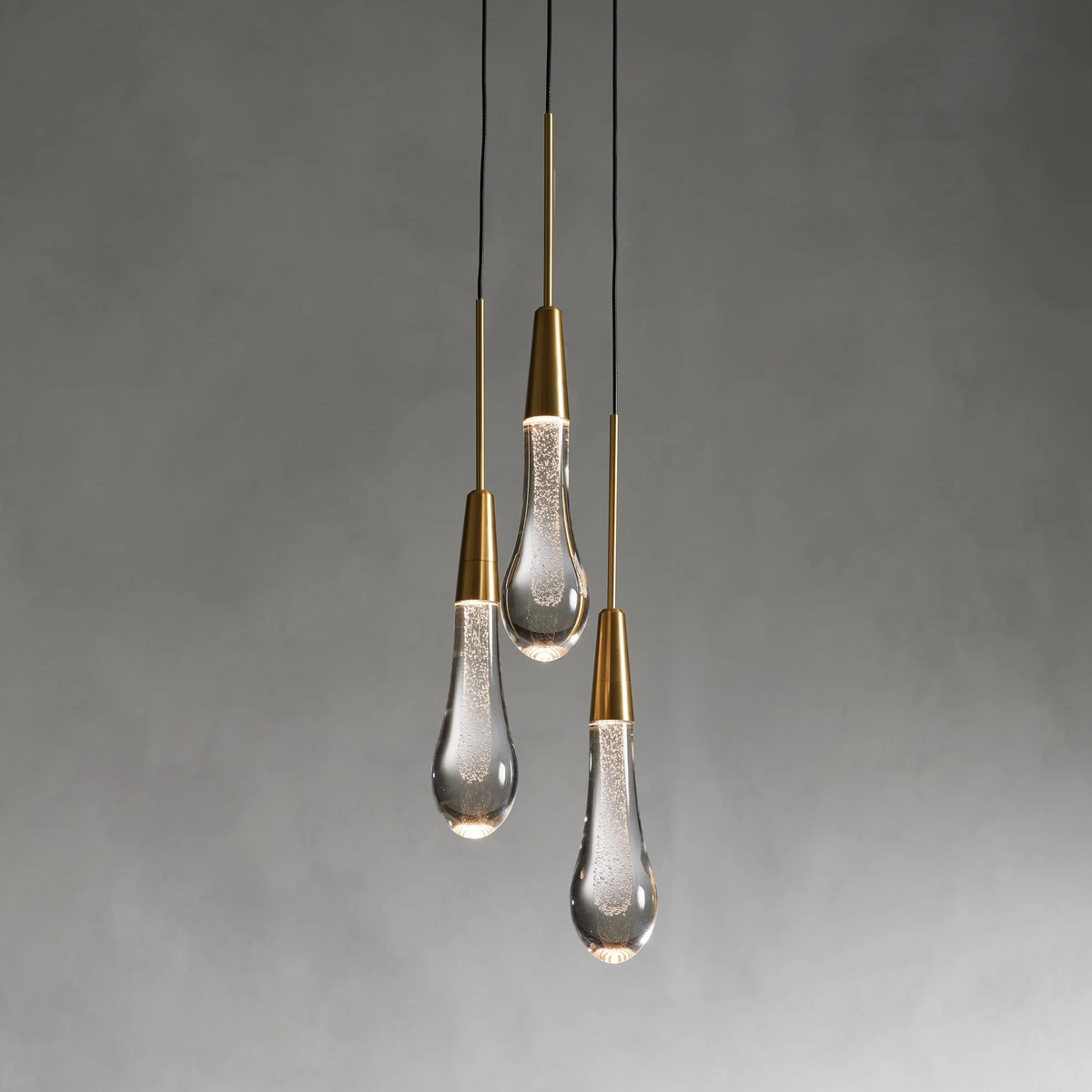 Rillfall Cluster Crystal Pendant 3 Light 5 Light 7Light