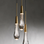 Rillfall Cluster Crystal Pendant 3 Light 5 Light 7Light