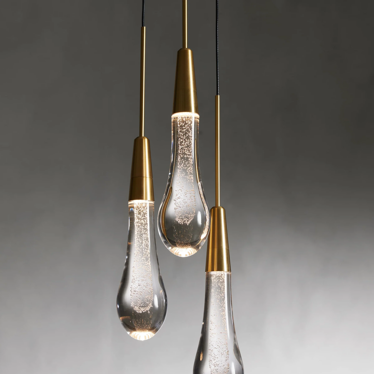 Rillfall Cluster Crystal Pendant 3 Light 5 Light 7Light